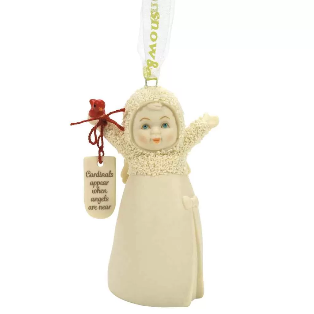 Department 56 Snowbabies Ornaments-A Cardinal Appears Ornament