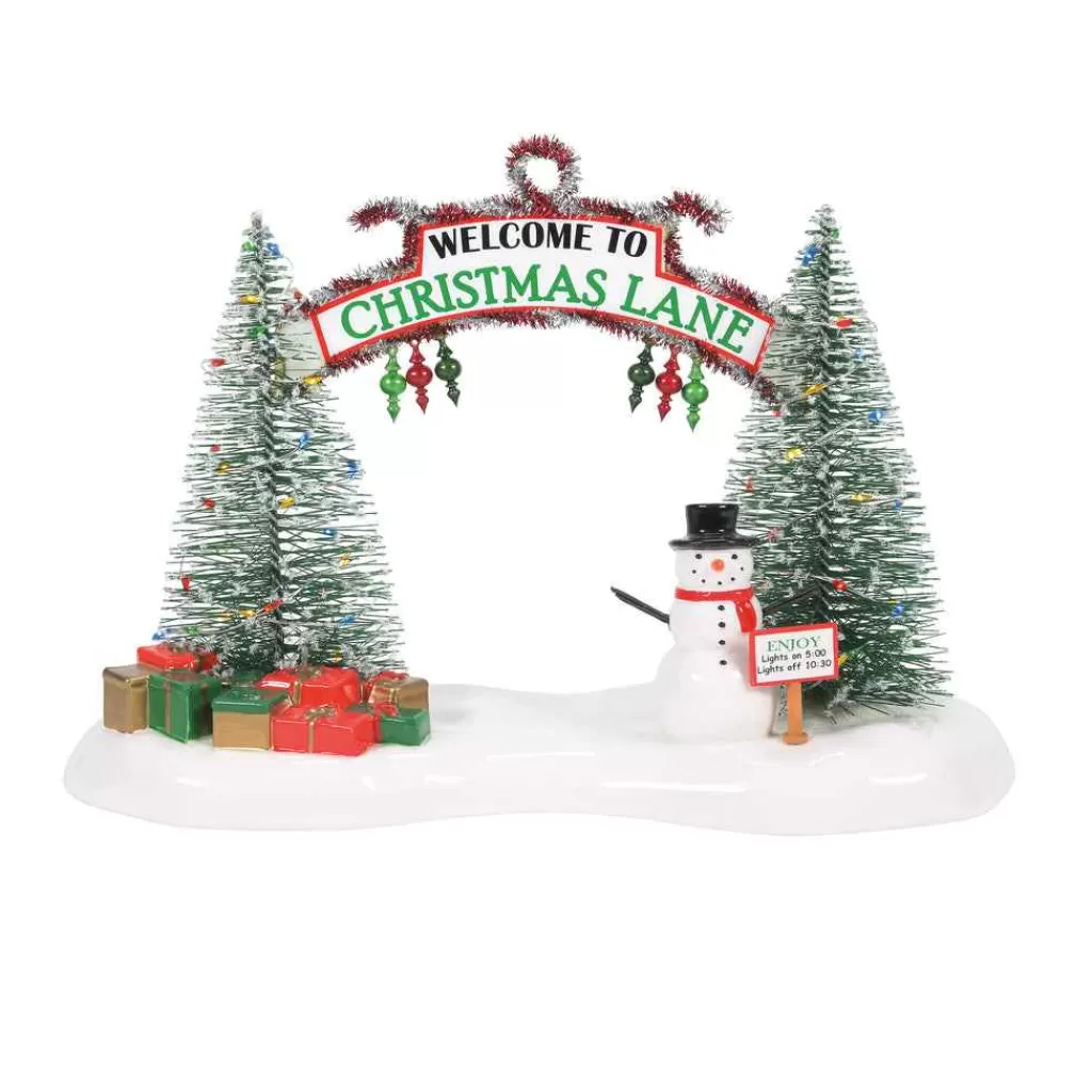 Department 56 Original Snow Village-A Festive Christmas Gate