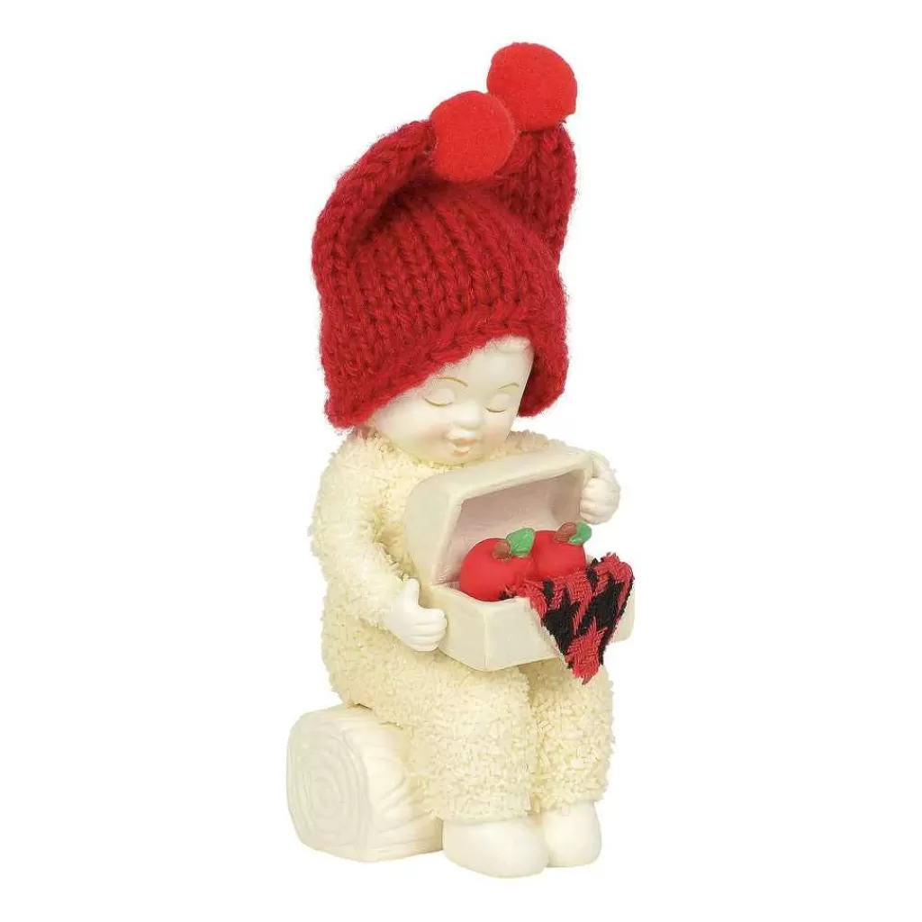 Department 56 Snowbabies Classic Collection-Apple Polisher