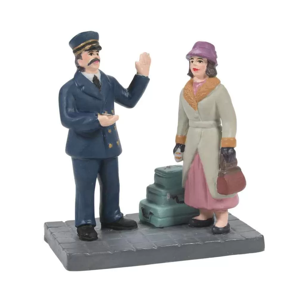 Department 56 Christmas In The City-Calling For A Porter