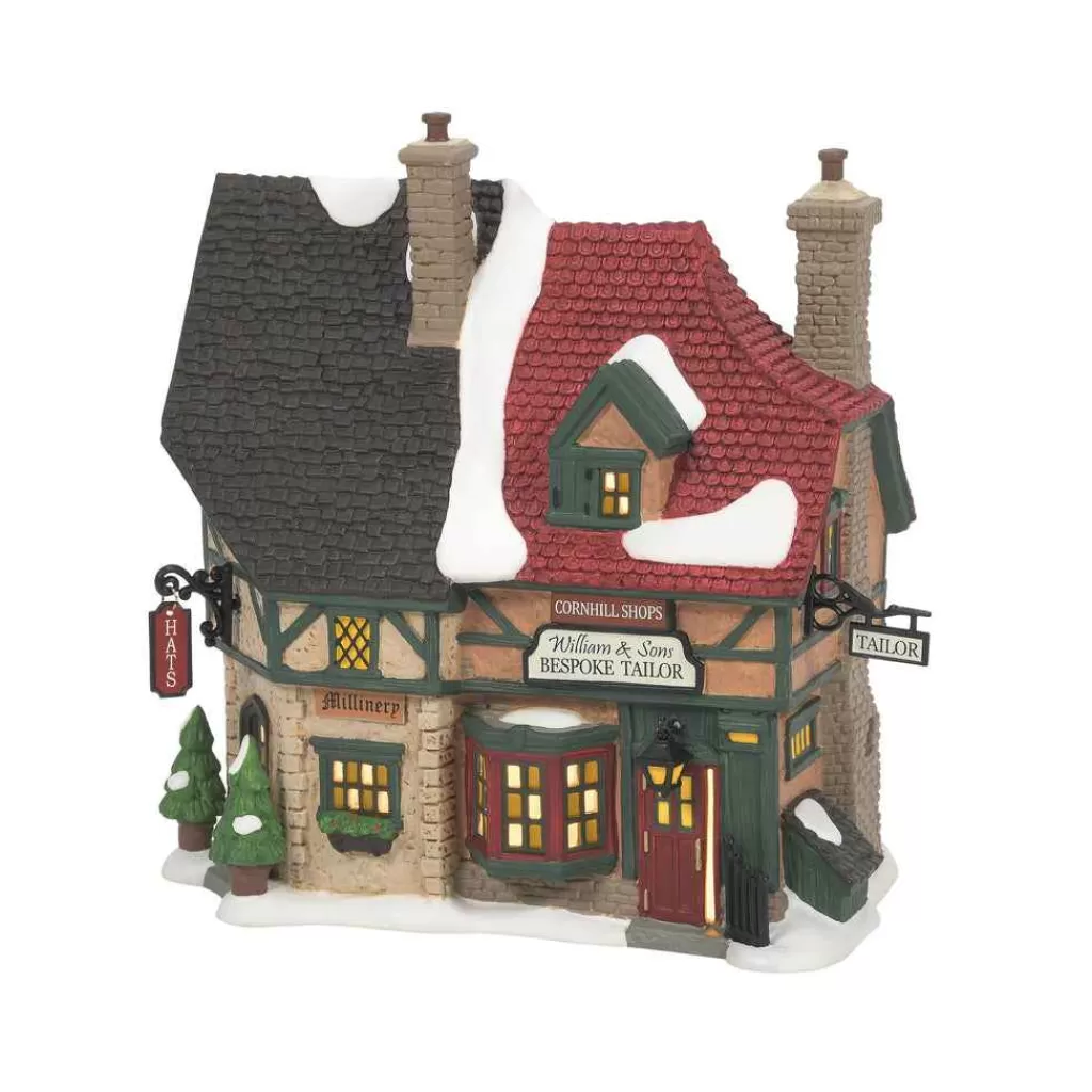 Department 56 Dickens A Christmas Carol-Christmas Carol Cornhill Shops