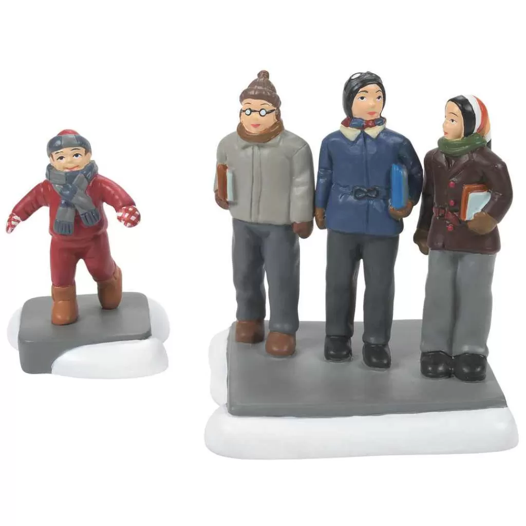 Department 56 A Christmas Story Village-C'Mon Guys, Wait Up!