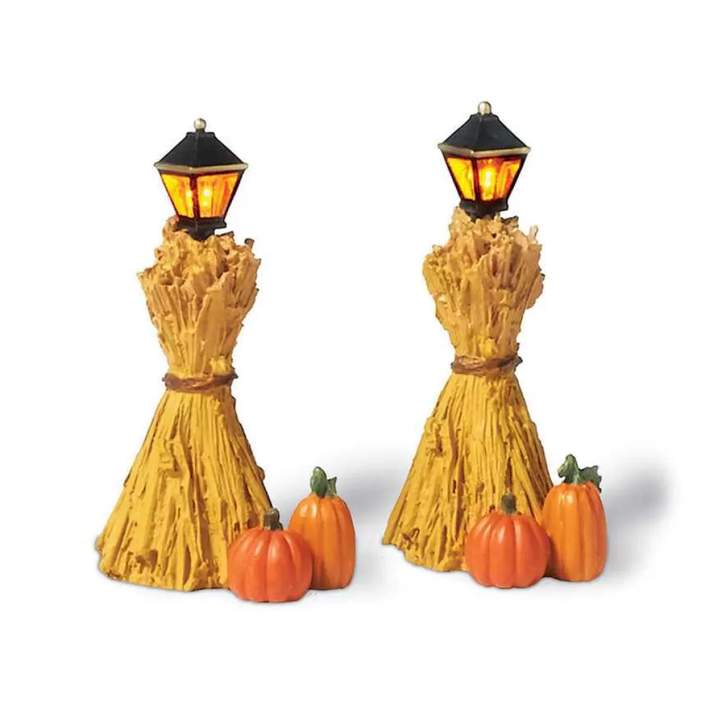 Department 56 Village Halloween Accessories-Corn Stalk Lanterns