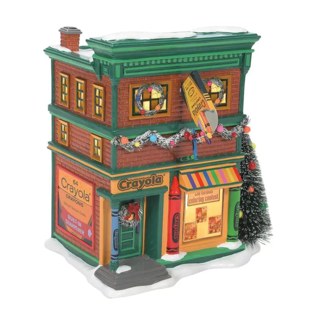 Department 56 Original Snow Village-Crayola Crayon Store