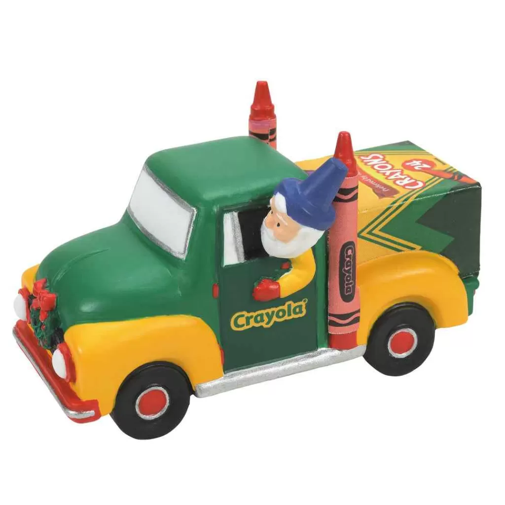 Department 56 North Pole Series-Crayola Delivery Service