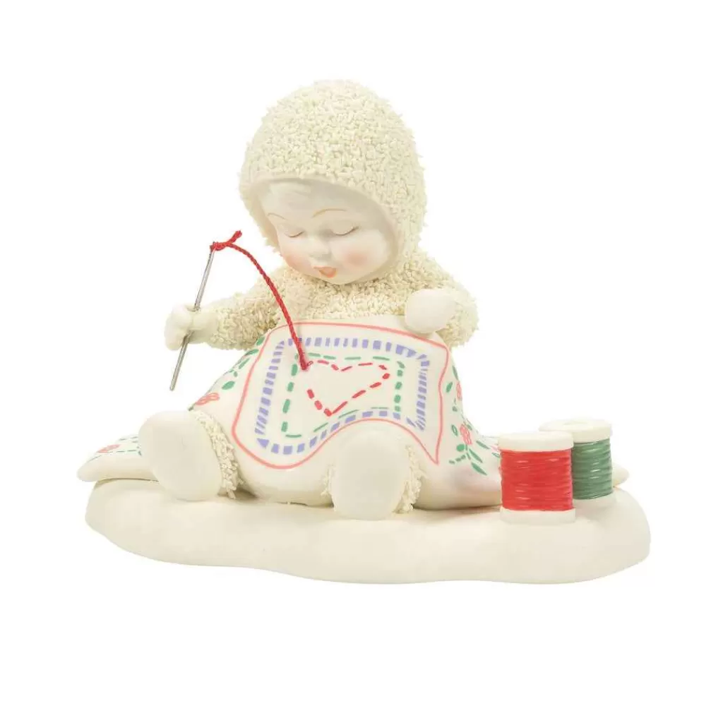 Department 56 New 2023 Snowbabies-Embroidered In Love