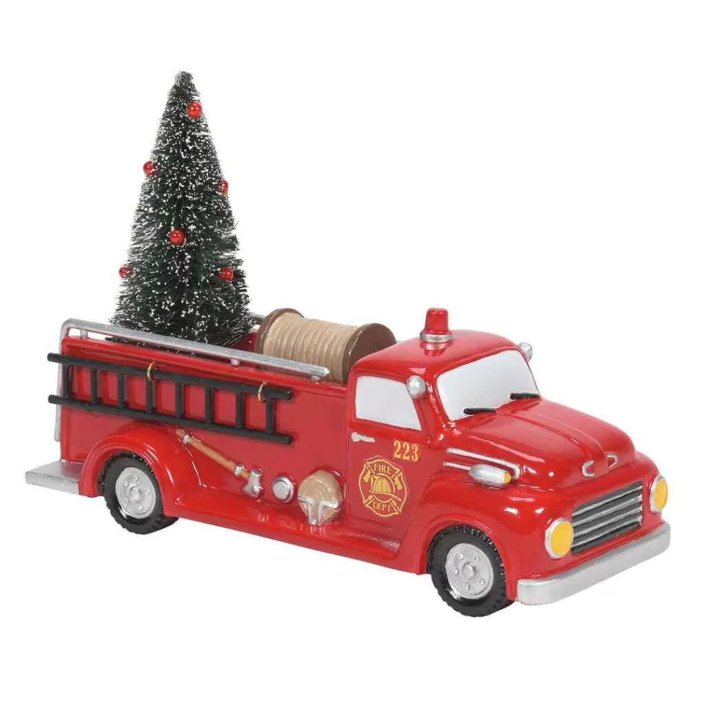 Department 56 Original Snow Village-Engine 223 Pump Truck