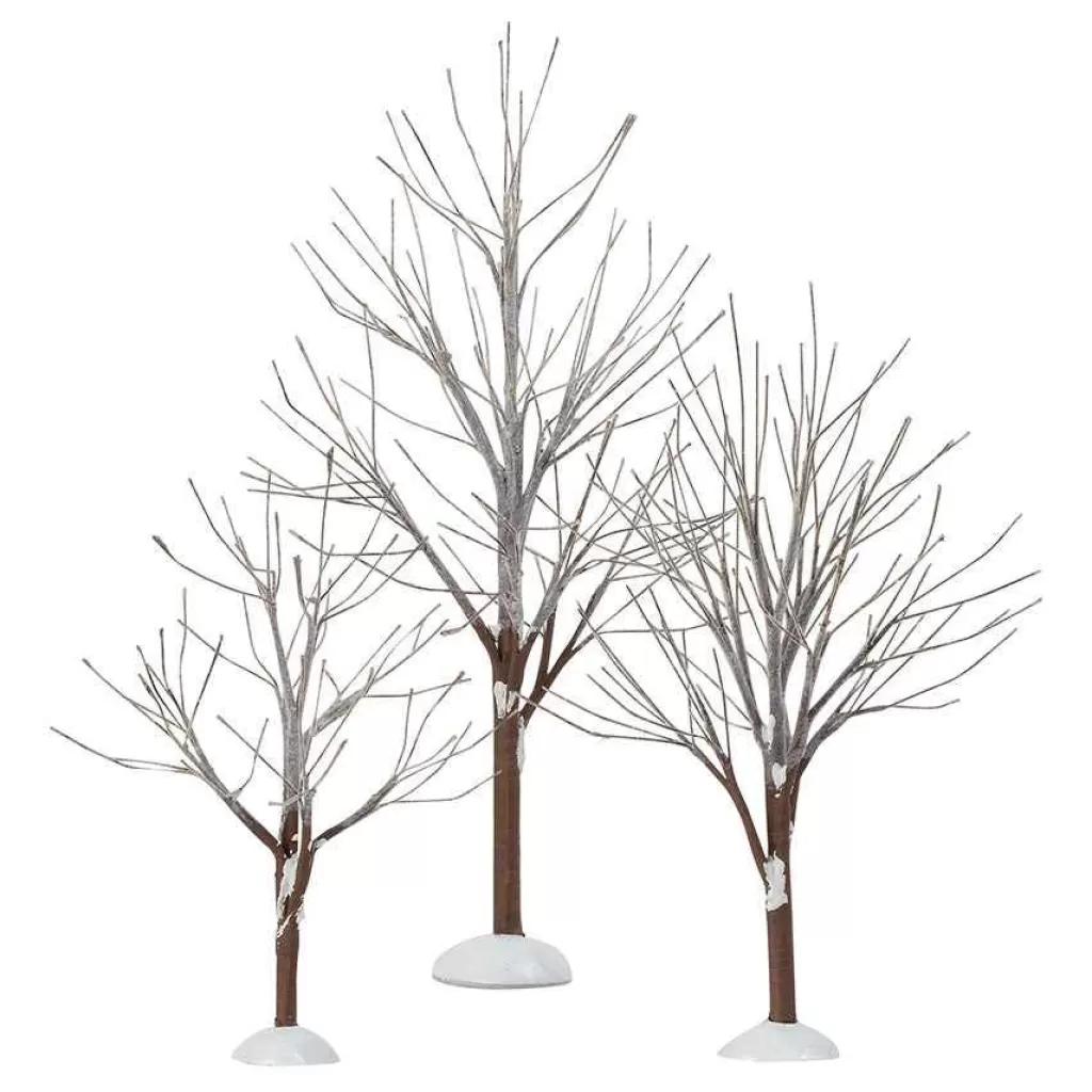 Department 56 Village Accessories-First Frost Trees