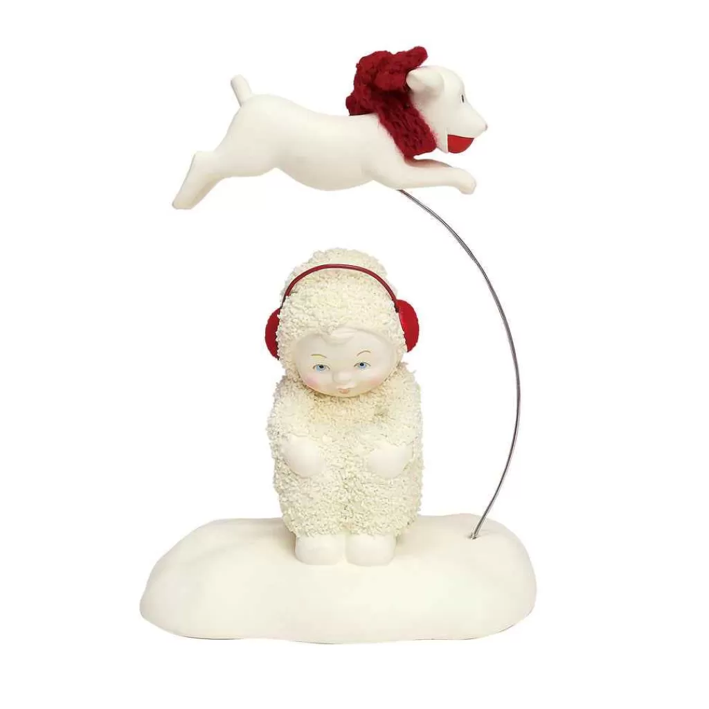 Department 56 Snowbabies Classic Collection-Fly Ball