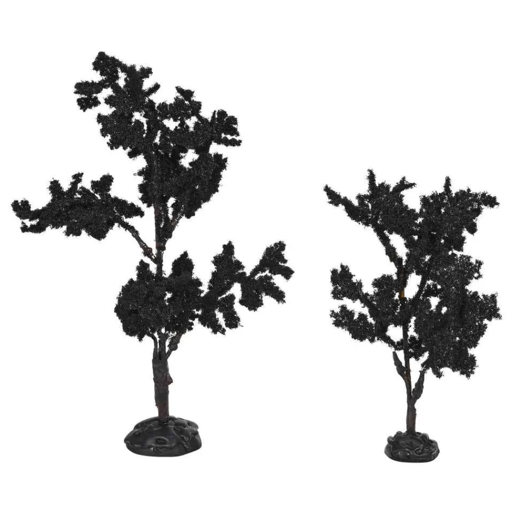 Department 56 Village Halloween Accessories-Forboding Crowns Tree St/2