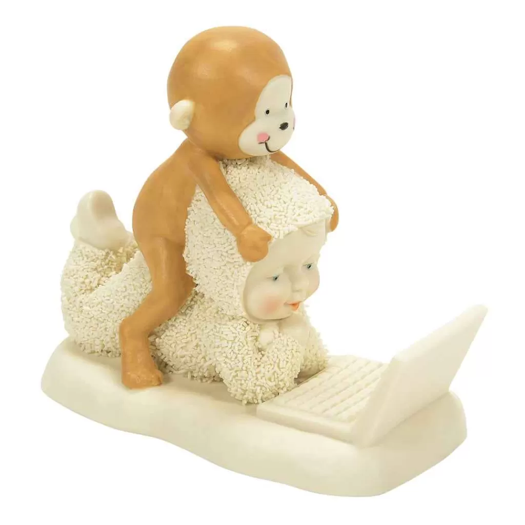 Department 56 New 2023 Snowbabies-Get A Monkey Off Your Back