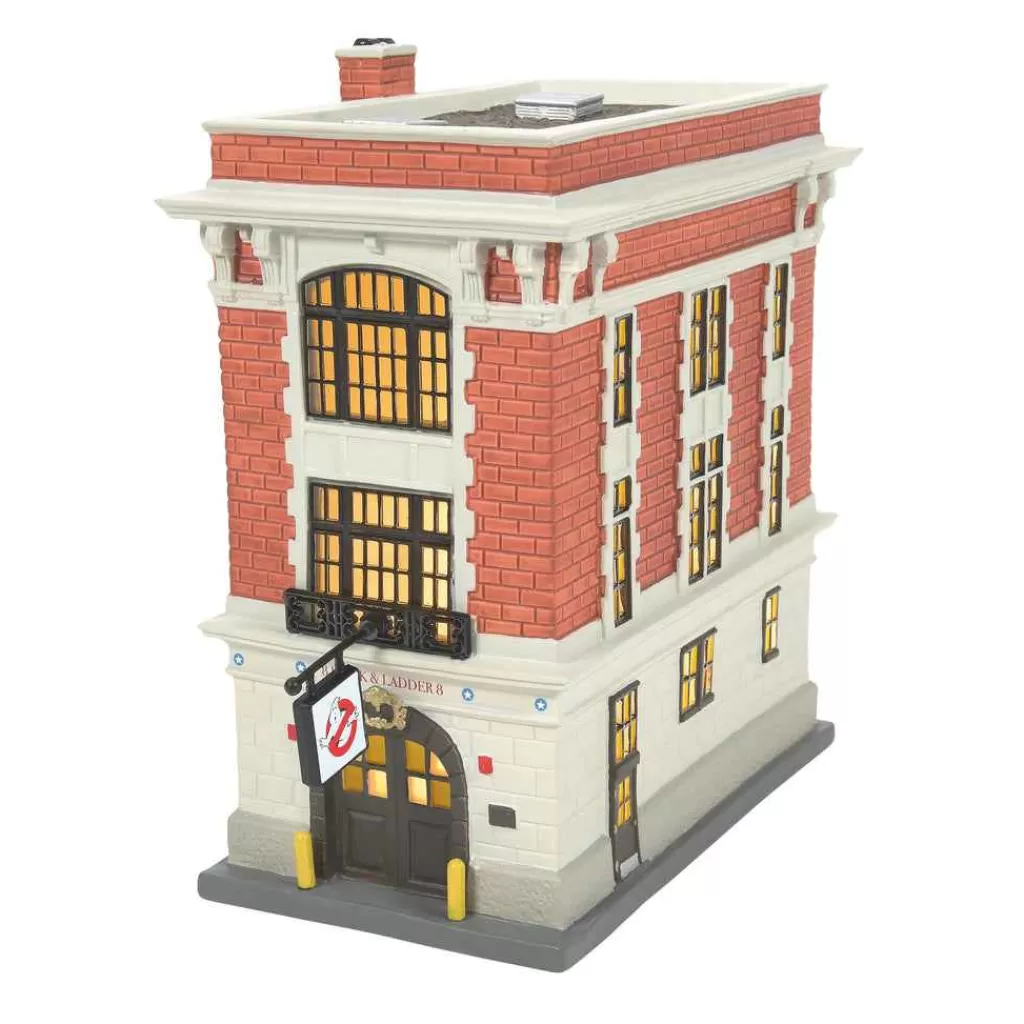 Department 56 Ghostbusters Village-Ghostbusters Firehouse