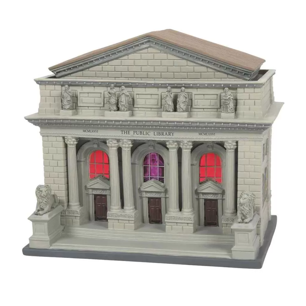 Department 56 Hot Properties Village-Ghostbusters Library