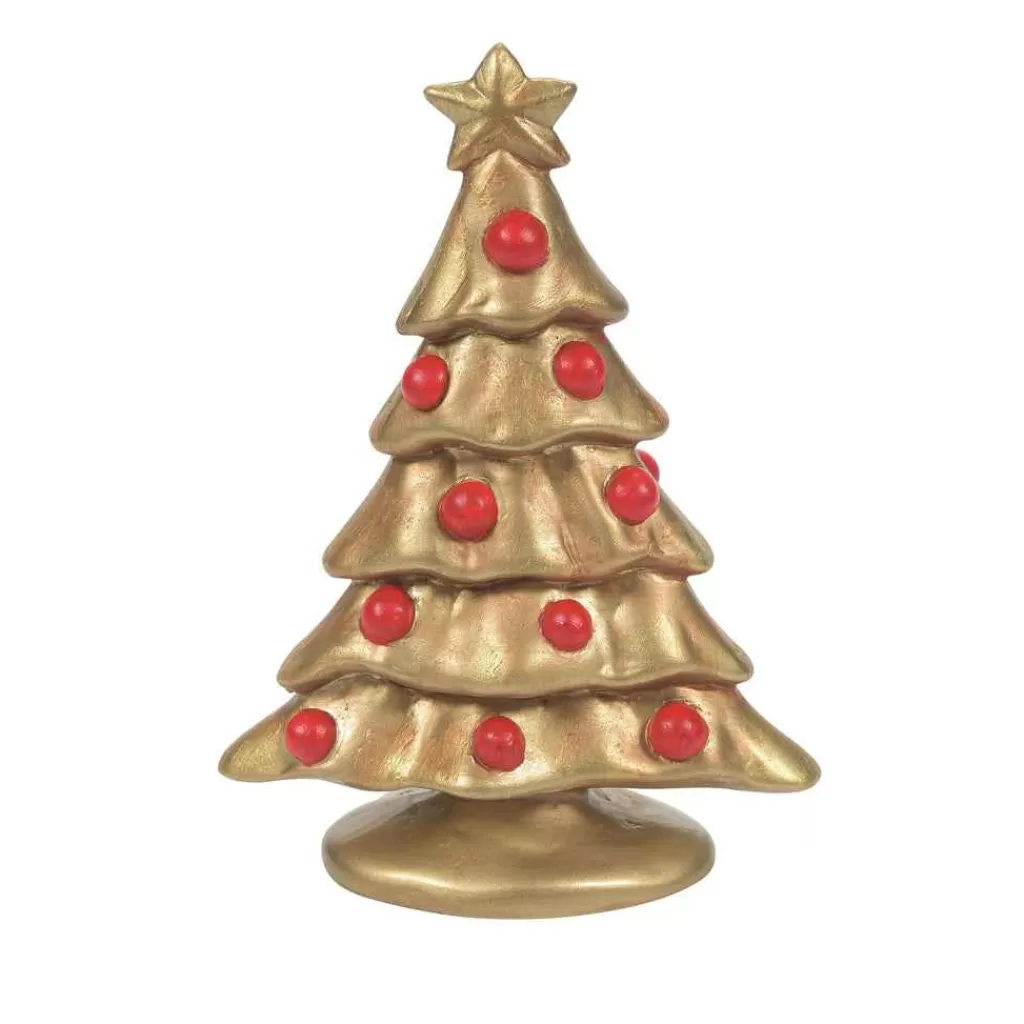 Department 56 Village Accessories-Gilded Tree