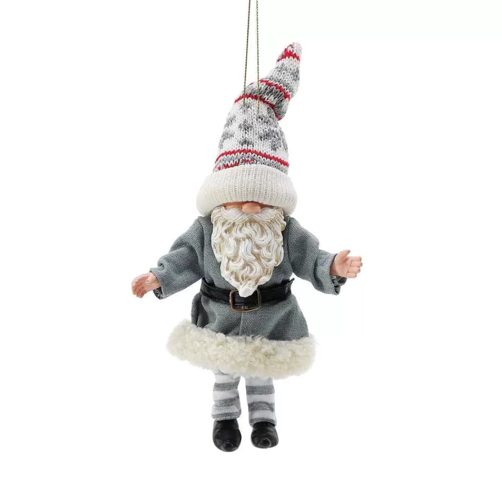 Department 56 Possible Dream Ornaments-Gnome Grey Coat Orn