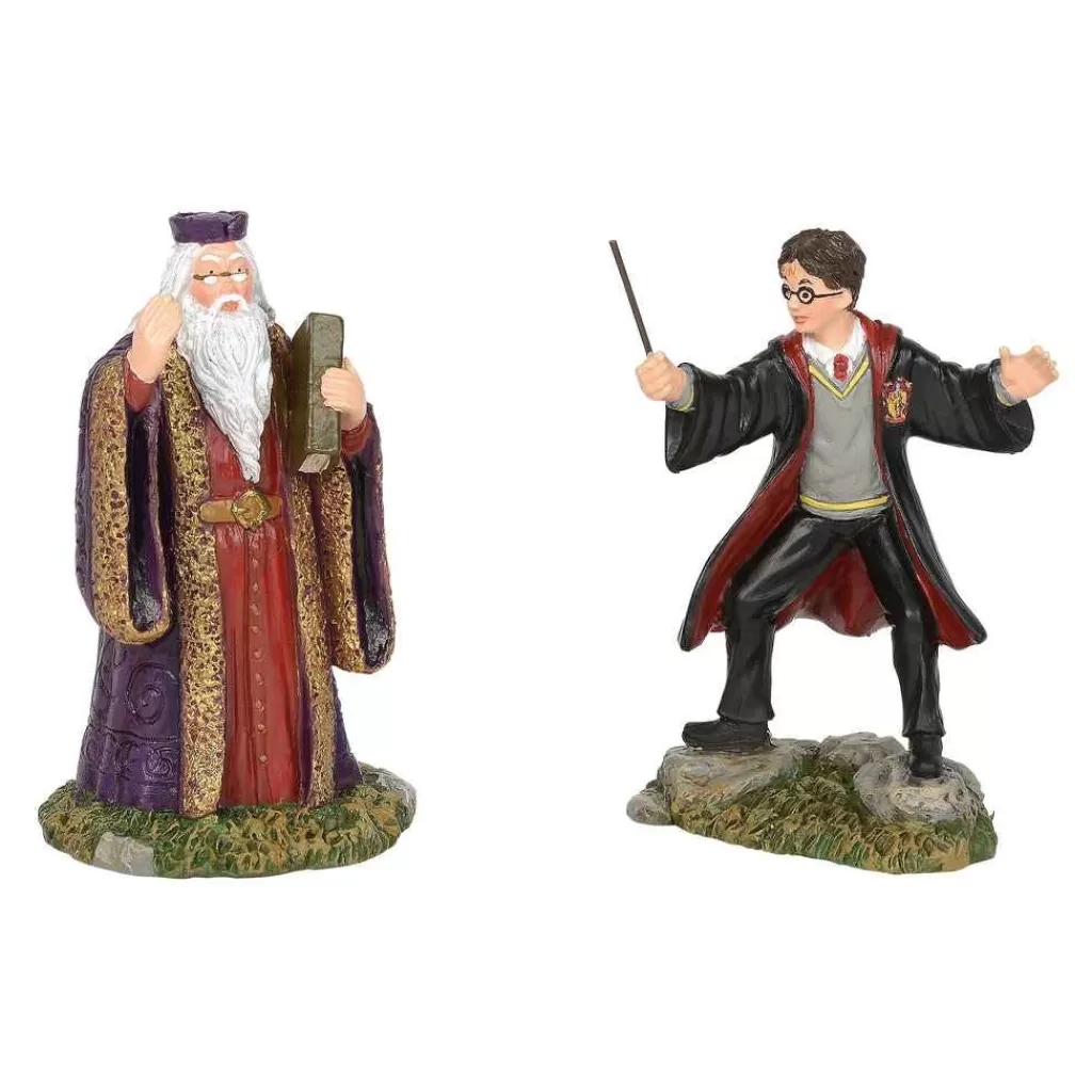 Department 56 Harry Potter Village-Harry And The Headmaster