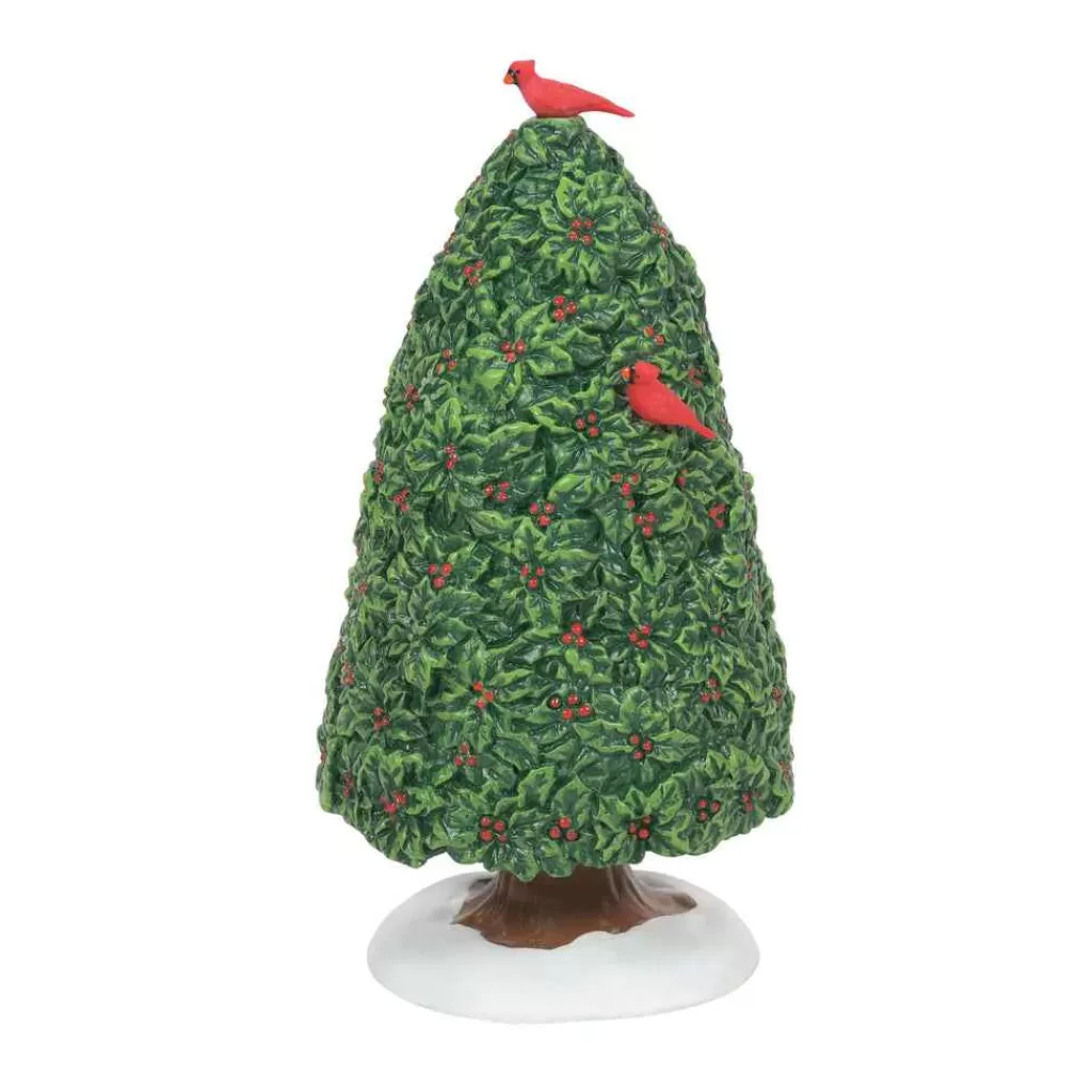 Department 56 Village Accessories-Holiday Holly Tree