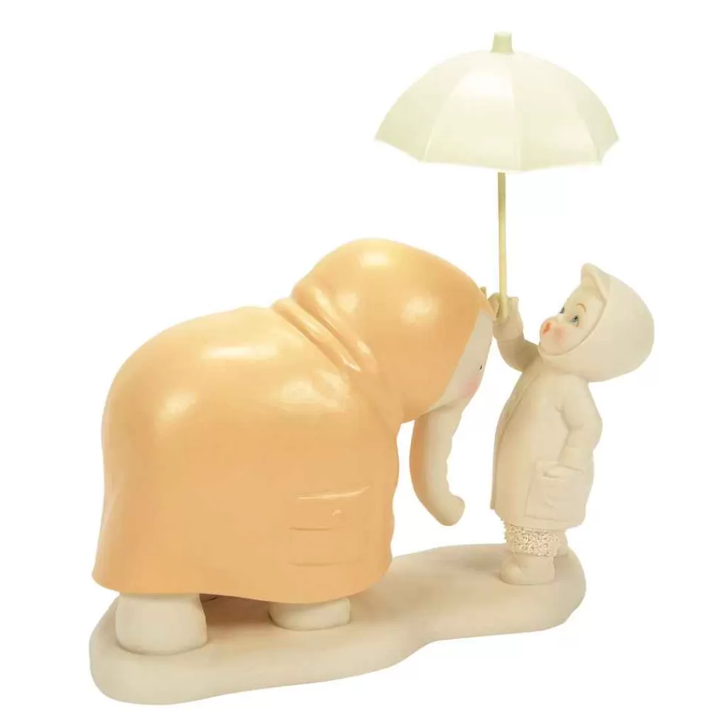 Department 56 Snowbabies Classic Collection-How Do You Keep Elephant Dry?