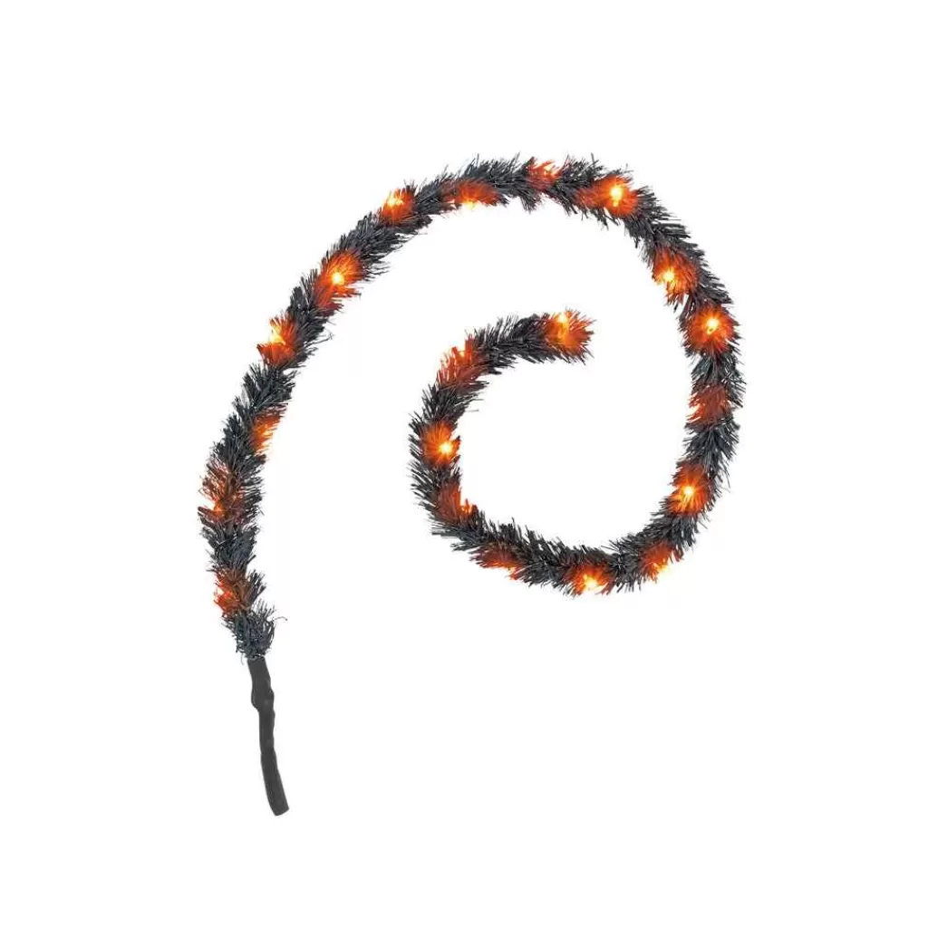 Department 56 Village Halloween Accessories-Lit Black Garland