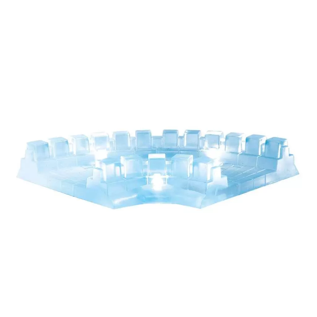 Department 56 Village Accessories-Lit Ice Castle Road, Curved