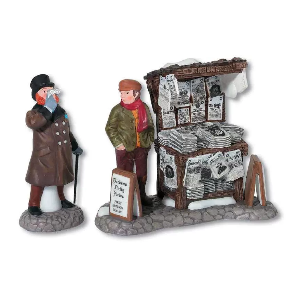 Department 56 Dickens Village-London Newspaper Stand