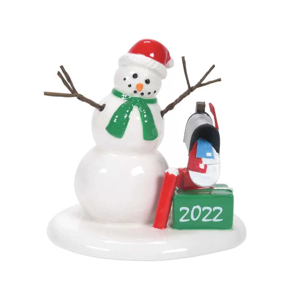 Department 56 Village Accessories-Lucky The Snowman 2022