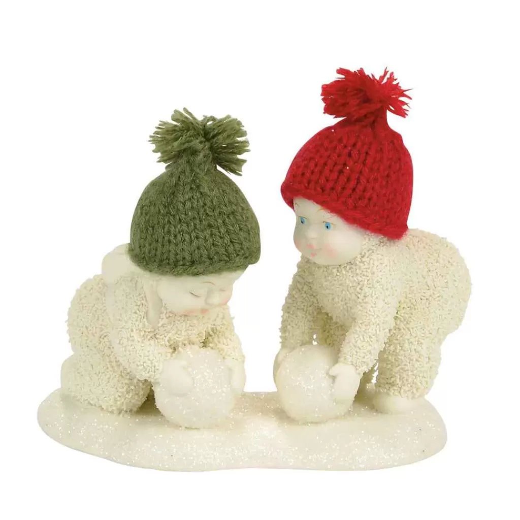 Department 56 Snowbabies Classic Collection-Making Snowballs