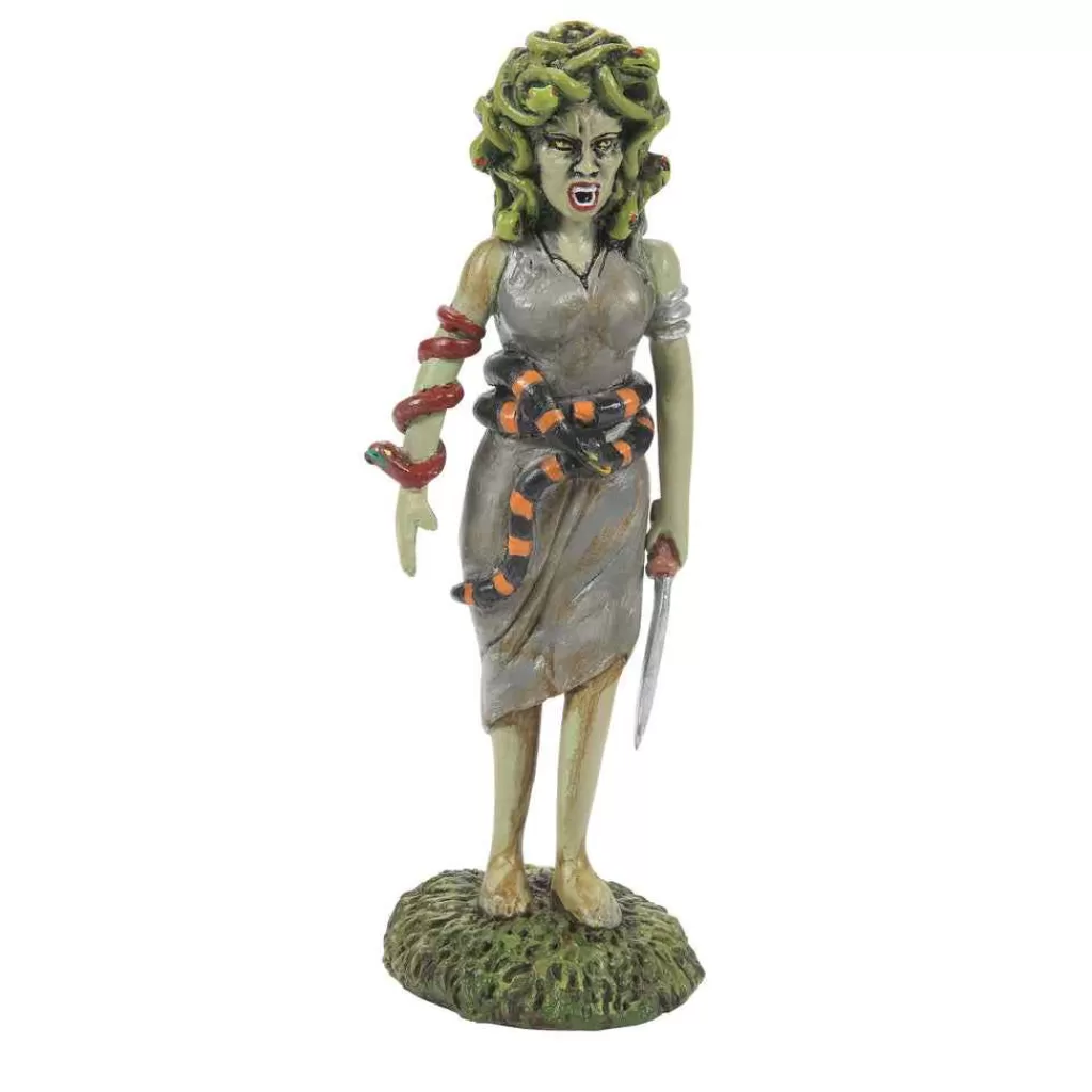 Department 56 Snow Village Halloween-Medusa, The Gorgon