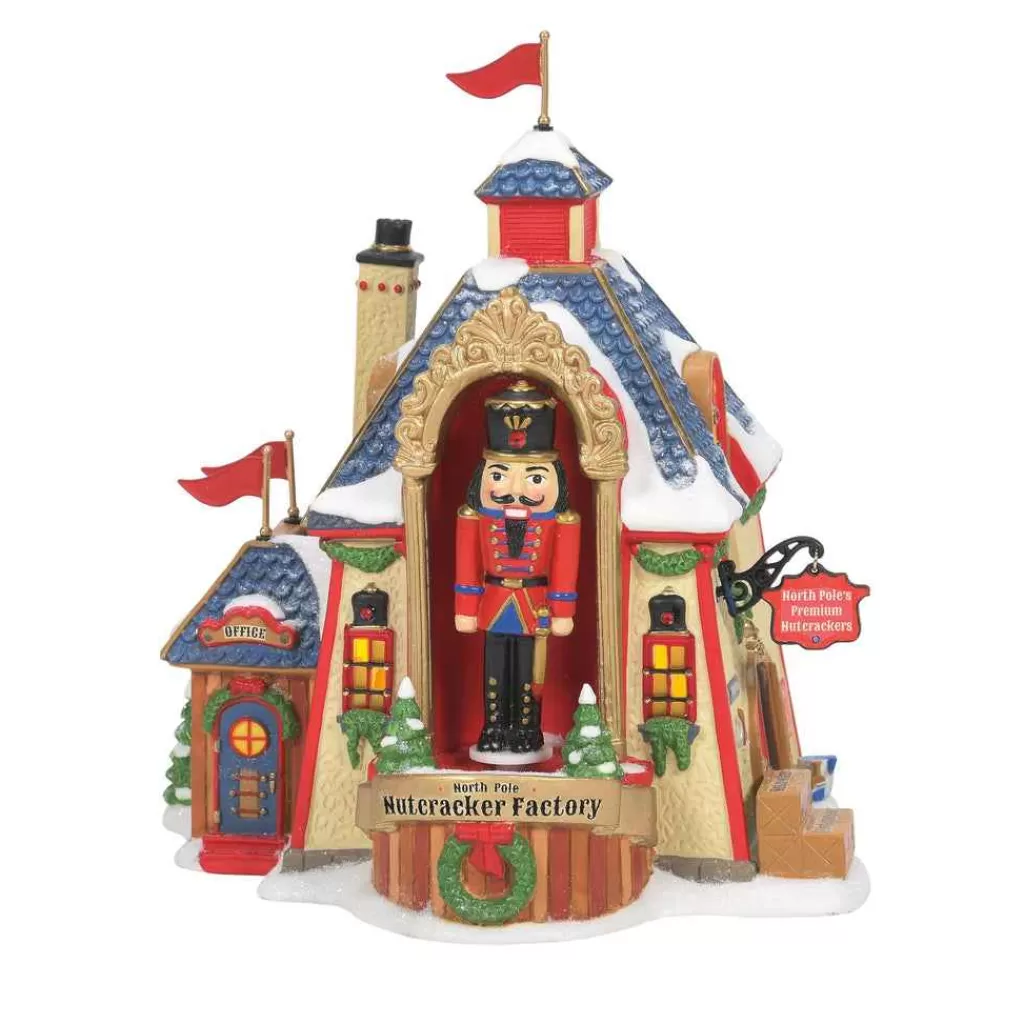 Department 56 North Pole Series-North Pole Nutcracker Factory