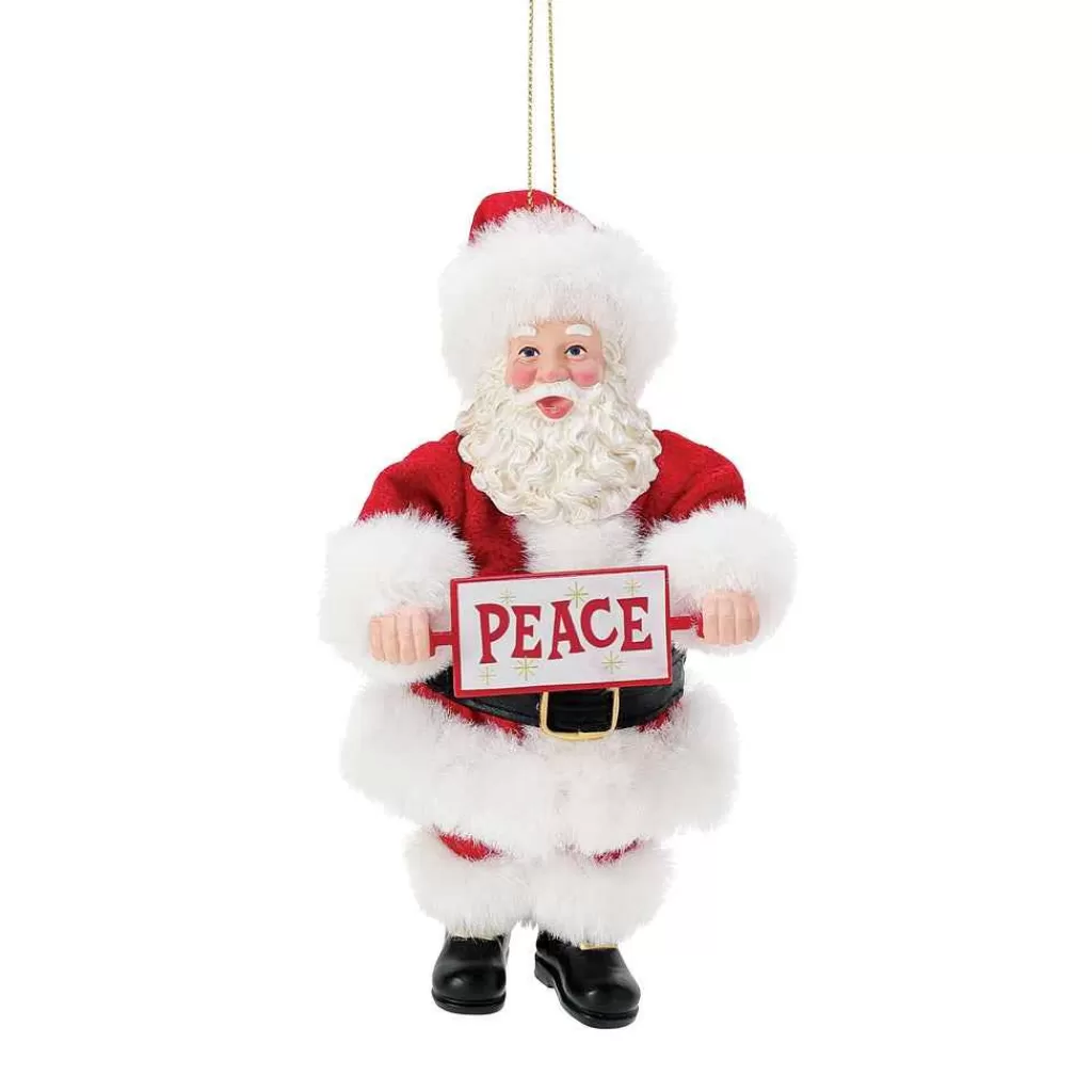 Department 56 Possible Dream Ornaments-Peace/Joy Flip Orn