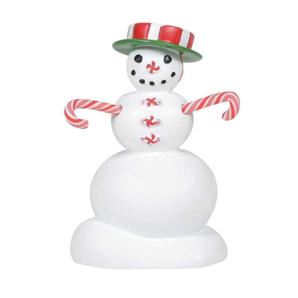 Department 56 Village Accessories-Peppermint Snowman