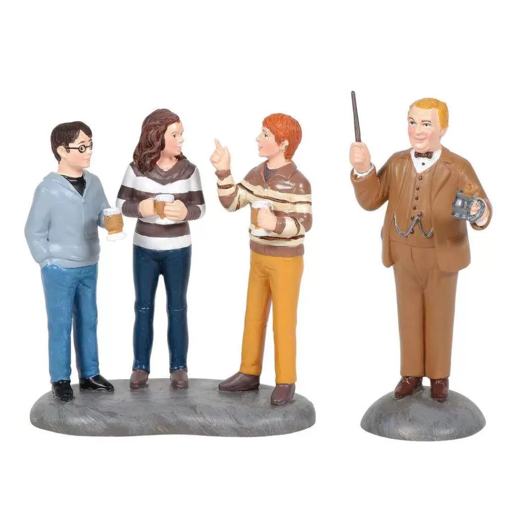 Department 56 Harry Potter Village-Professor Slughorn & The Trio