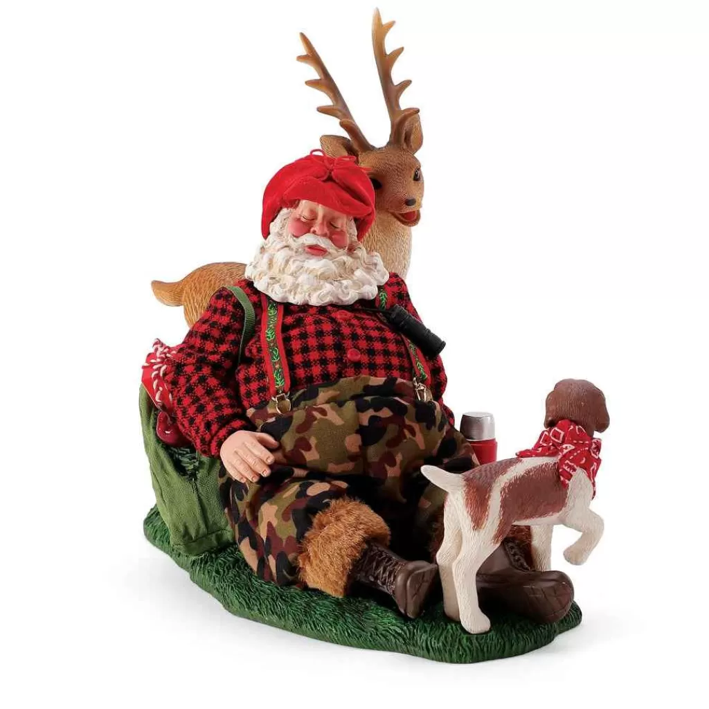 Department 56 New Santas-Puppy On Point