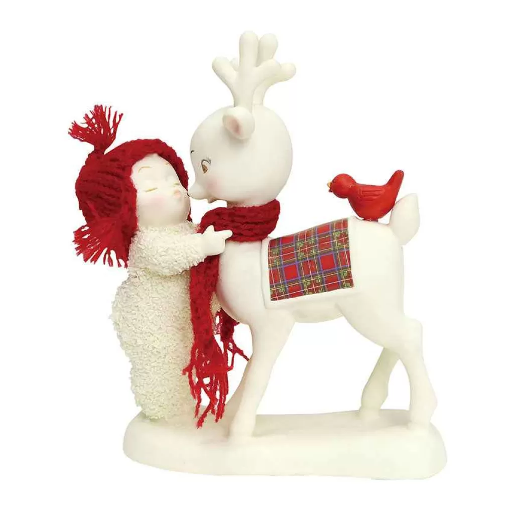 Department 56 Snowbabies Classic Collection-Reindeer Kisses