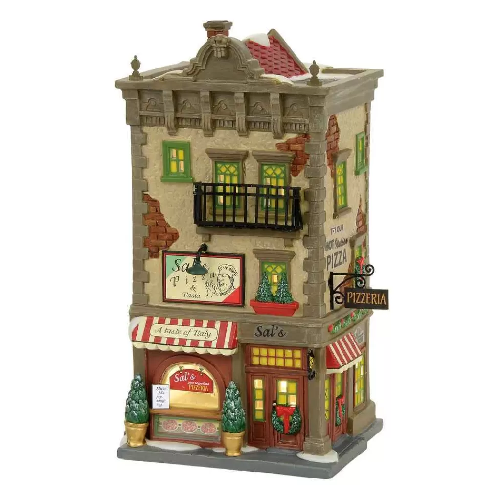 Department 56 Christmas In The City-Sal'S Pizza & Pasta