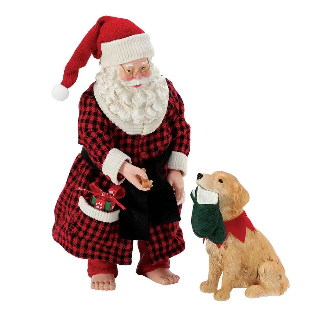 Department 56 Santa And His Pets-Santa'S Slippers