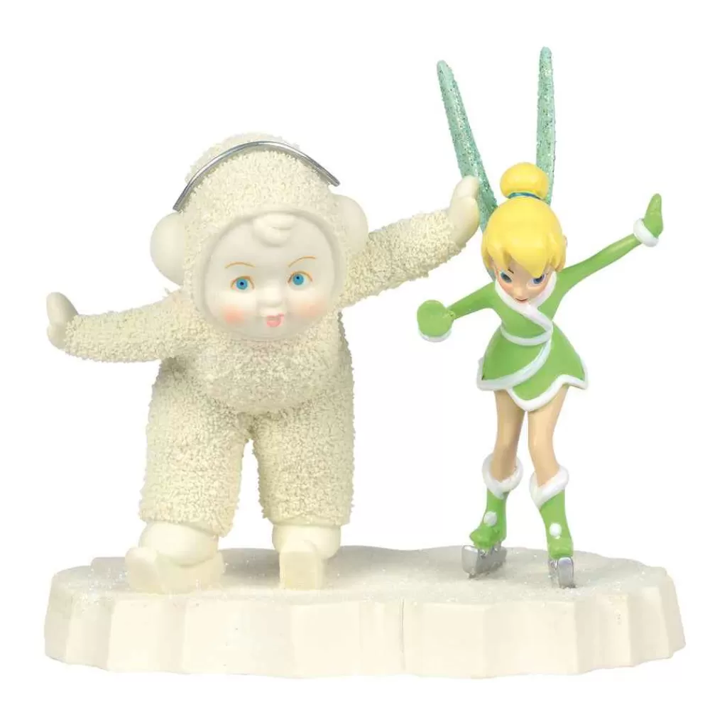 Department 56 Snowbabies Guest-Skating With Tinkerbell