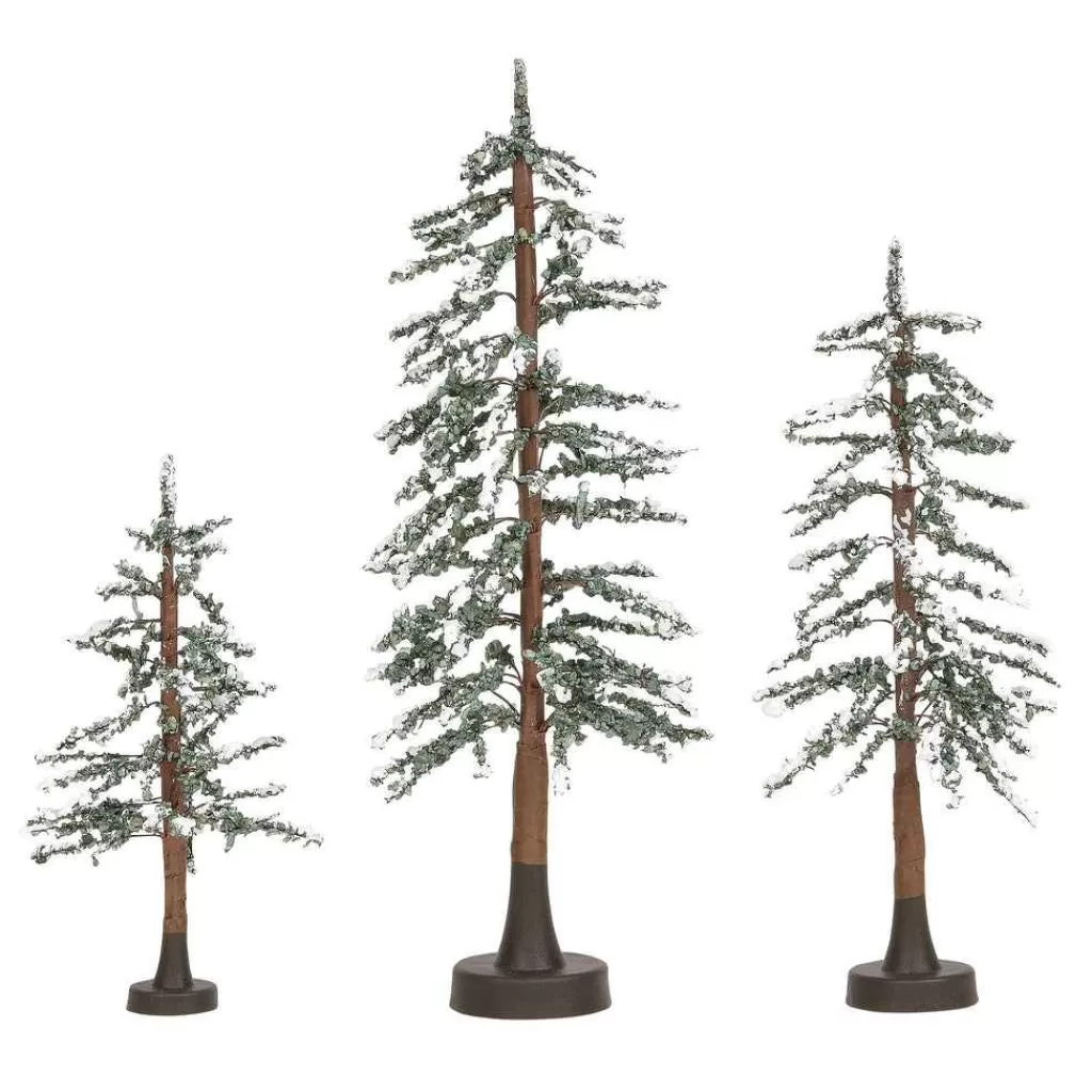 Department 56 Village Accessories-Snowy Lodge Pines