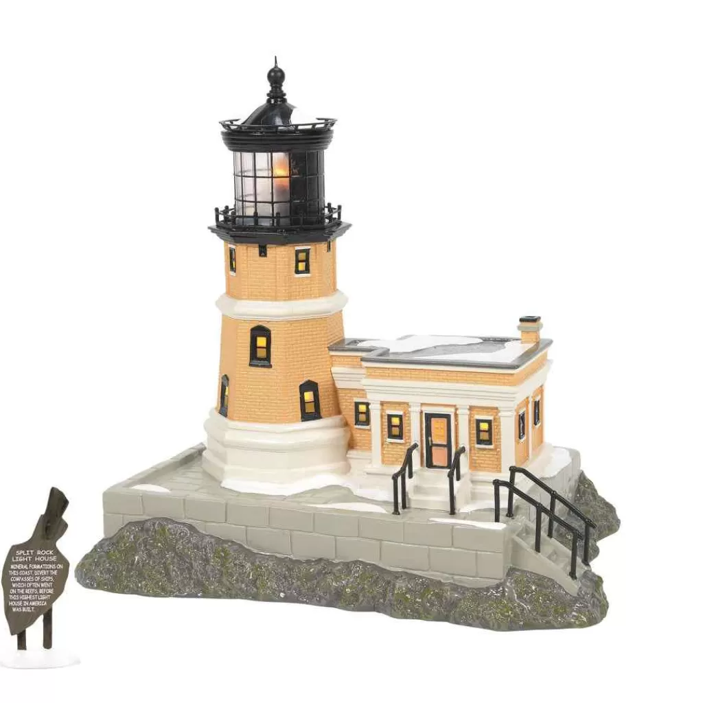 Department 56 Original Snow Village-Split Rock Lighthouse St/2