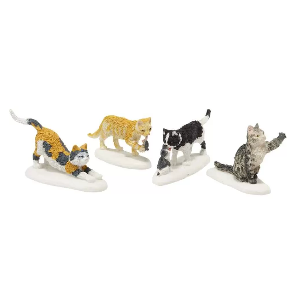 Department 56 Village Accessories-Stray Cat Strut