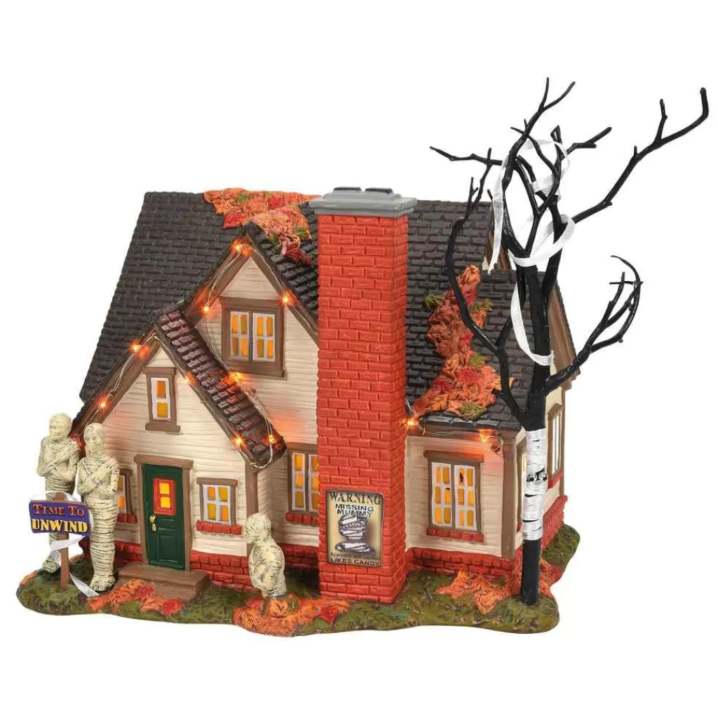 Department 56 Snow Village Halloween-The Mummy House