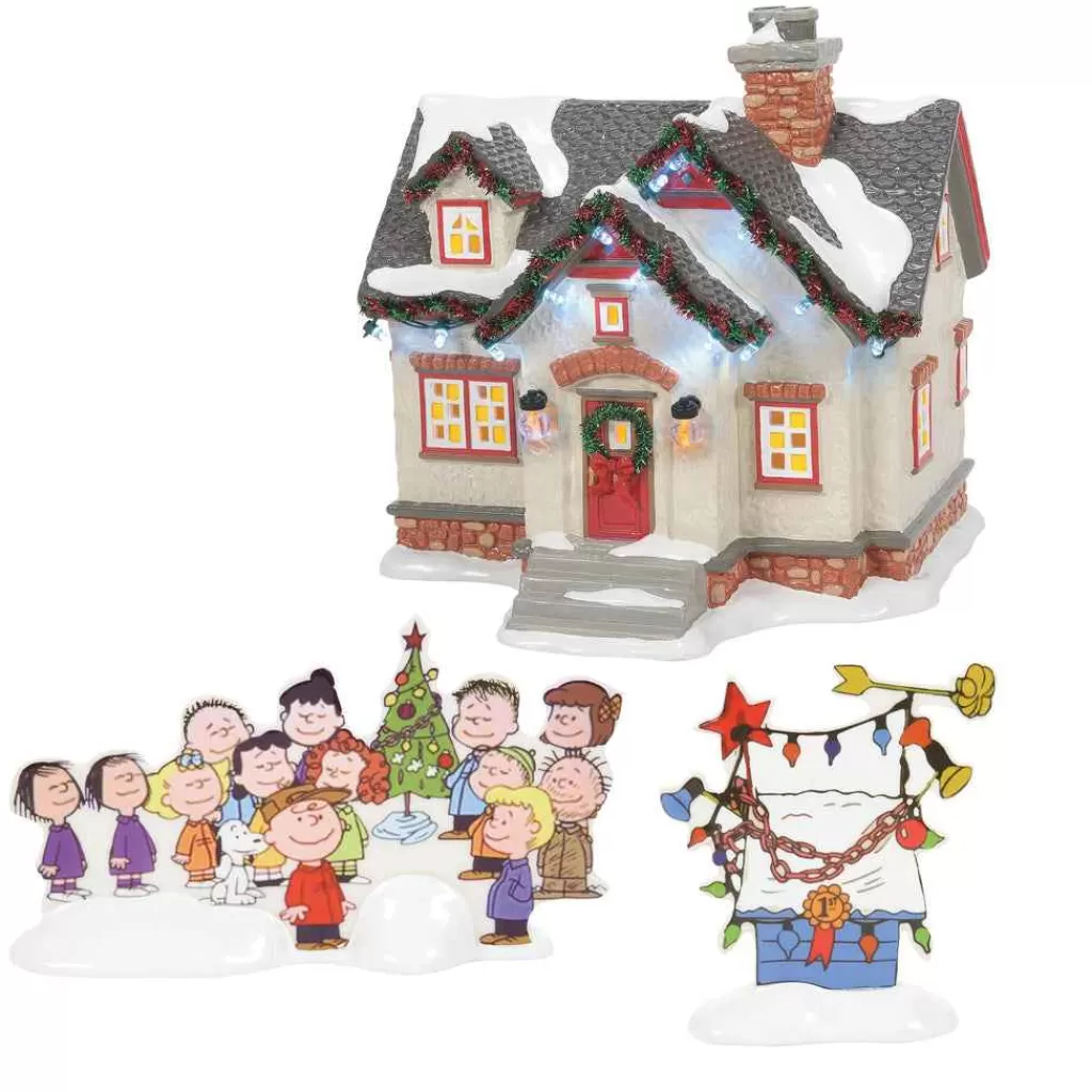 Department 56 Original Snow Village-The Peanuts House