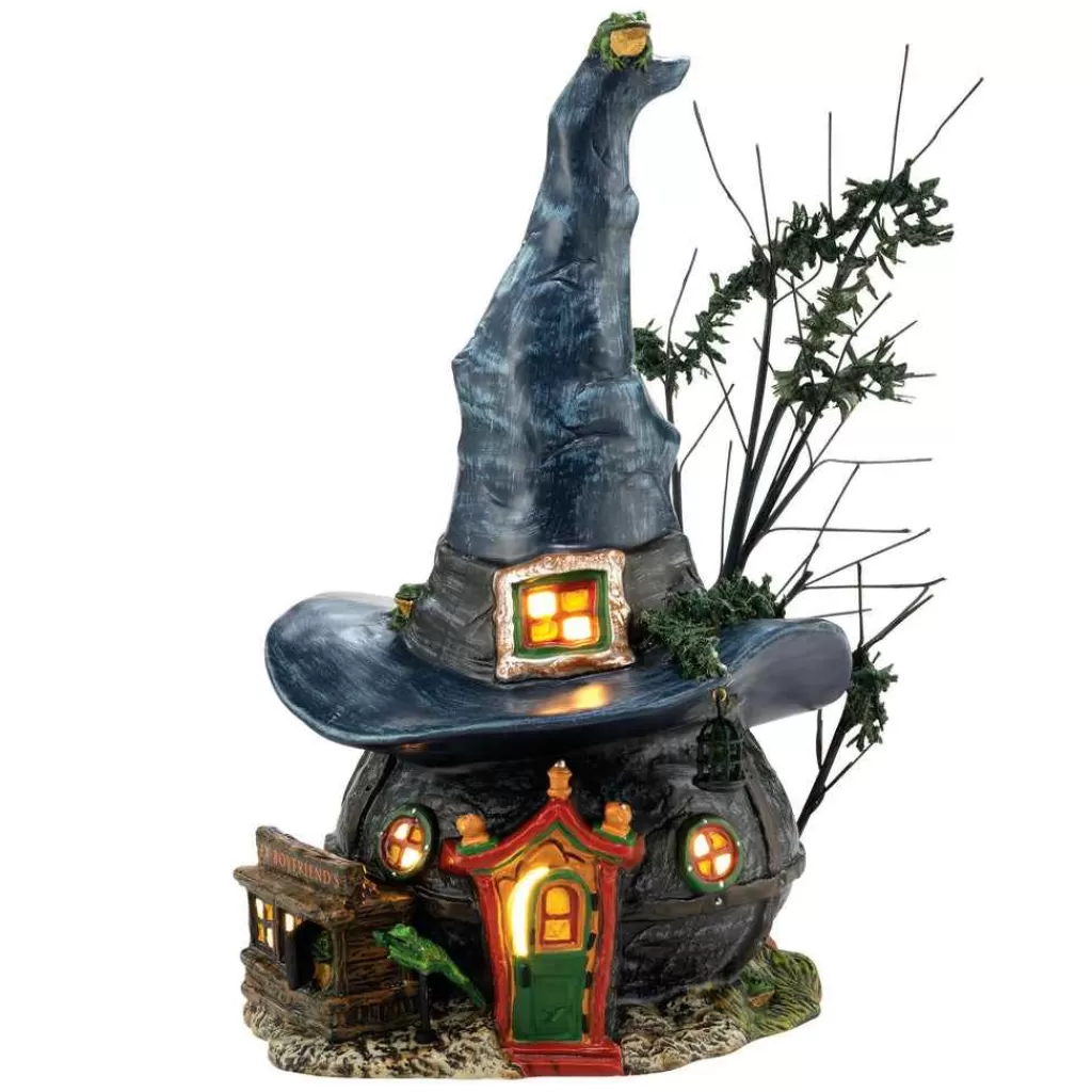 Department 56 Snow Village Halloween-Toads & Frogs Witchcraft Haunt