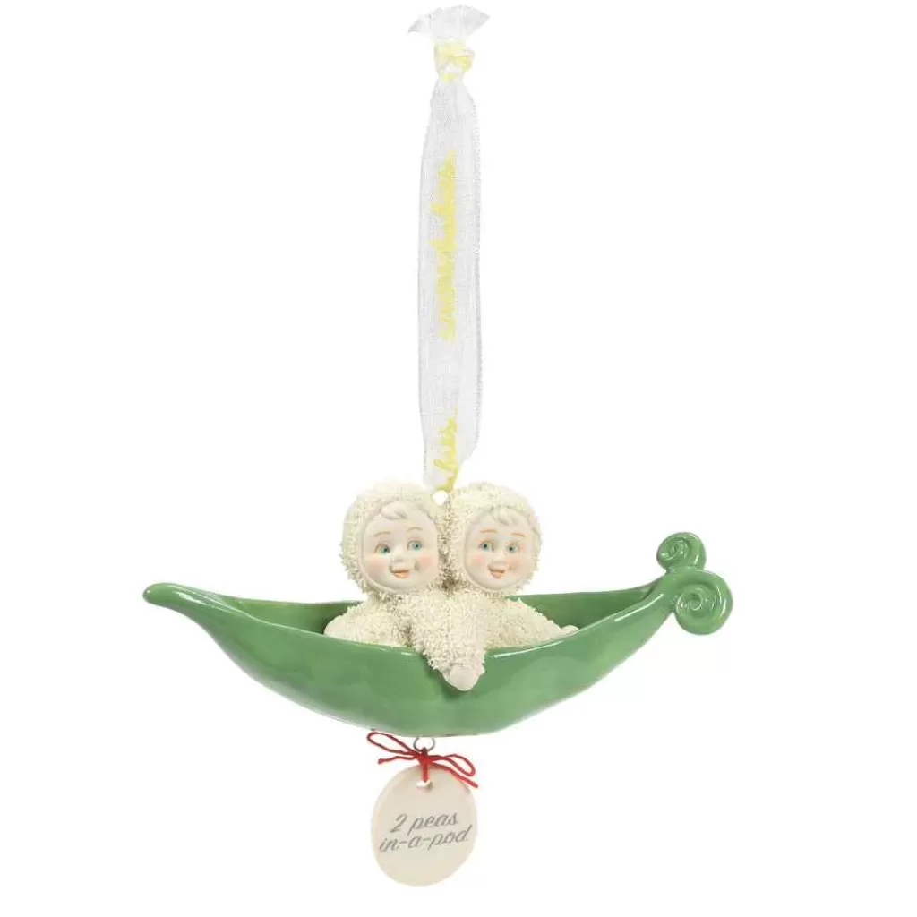 Department 56 Snowbabies Ornaments-Two Peas In A Pod Ornament