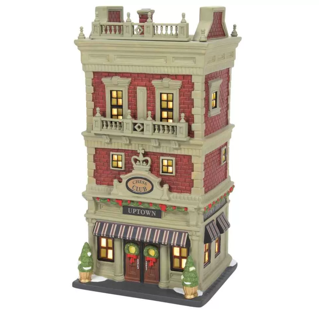 Department 56 Christmas In The City-Uptown Chess Club