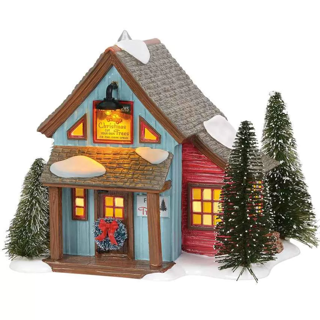 Department 56 Original Snow Village-Village Farms Tree Lot