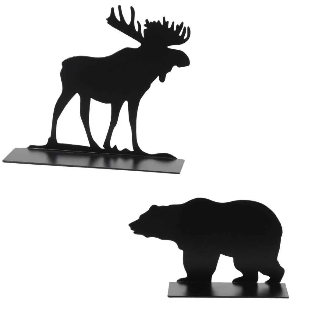 Department 56 Village Accessories-Wild Animal Silhouette St/2