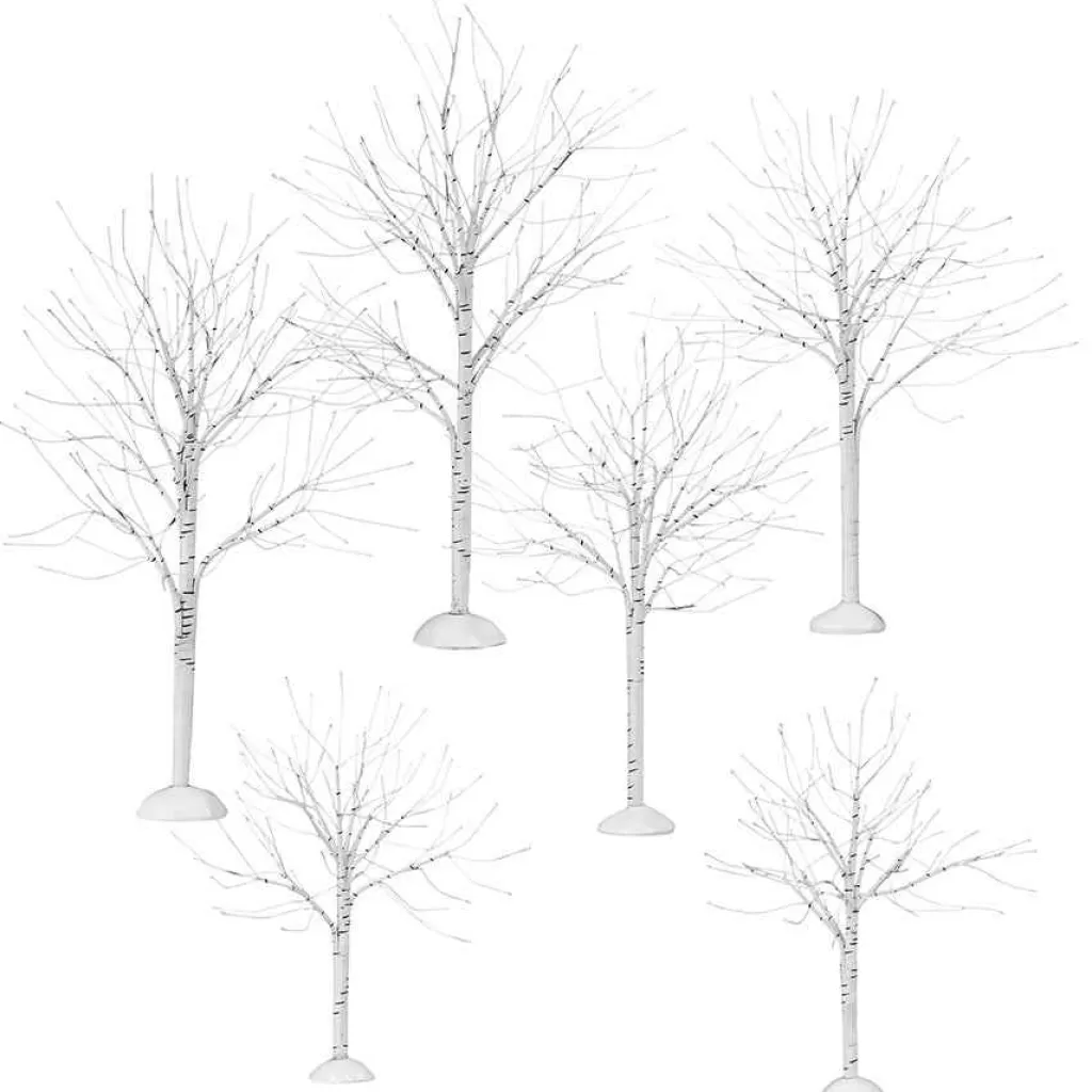 Department 56 Village Accessories-Winter Birch