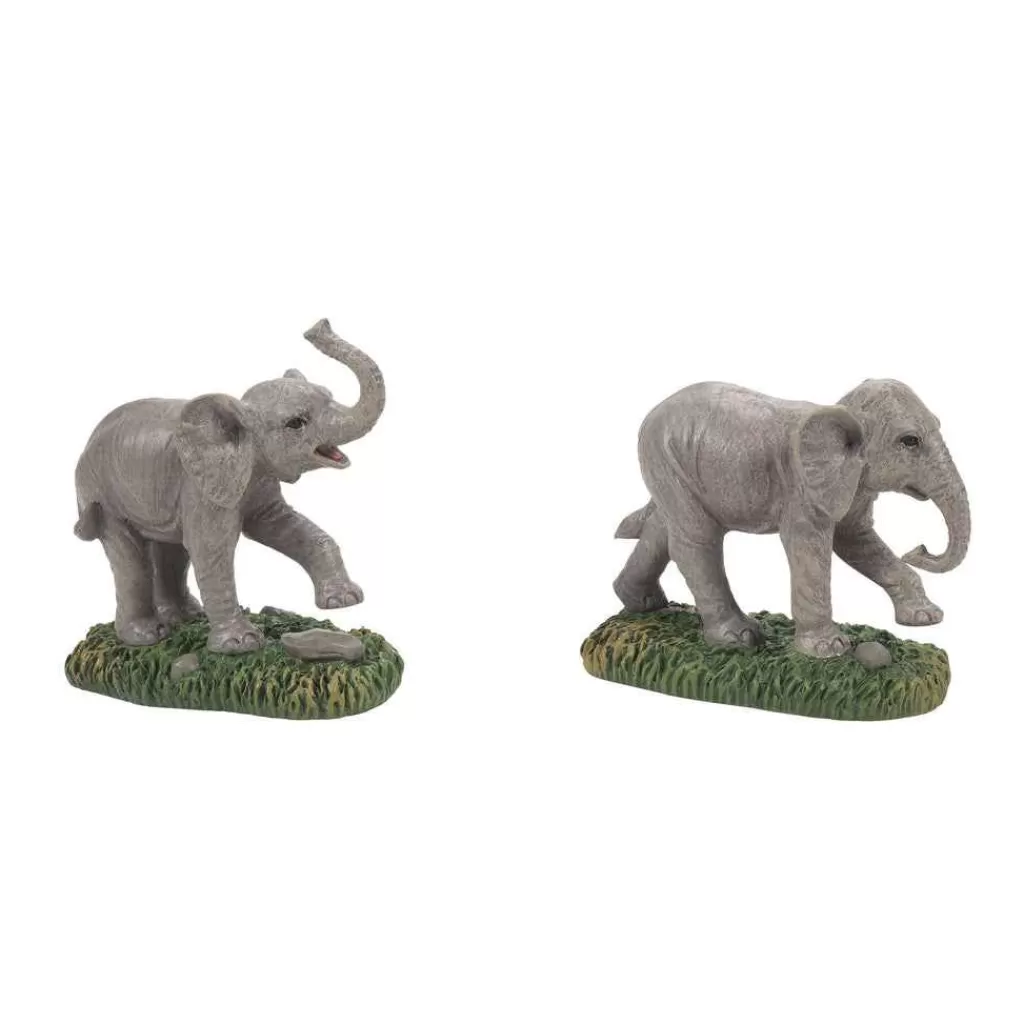 Department 56 Village Accessories-Zoological Garden Elephant St2